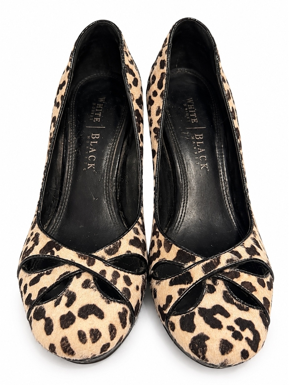 White House Black Market Leopard Print Pumps Heels Size 8